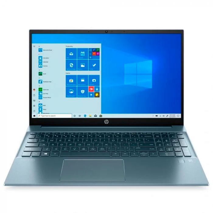 Portatil Hp Pavilion 15-eh1509la R5-5500U | 8GB | 512SSD | 15 HD - TN | NO TOUCH | UMA | Fog Blue | FF | W10 SLEM | Bundle Backpack Gris Sustentable