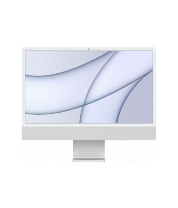 iMac con pantalla Retina 4,5K de 24 pulgadas: Chip M1 de Apple con CPU de ocho núcleos y GPU de ocho núcleos, 8GB RAM - 512 GB - Plata