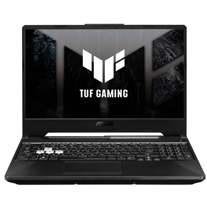 Portátil ASUS TUF Gaming A15 / FA506NF-HN008W / AMD Ryzen™ 5 7535HS Processor 3.3GHz / NVIDIA® GeForce RTX™ 2050 Laptop GPU / 16GB DDR5 / 512GB PCIe® 4.0 NVMe™ M.2 SSD / FHD (1920 x 1080) 16:9 / 144Hz / Windows 11 Home / Graphite Black