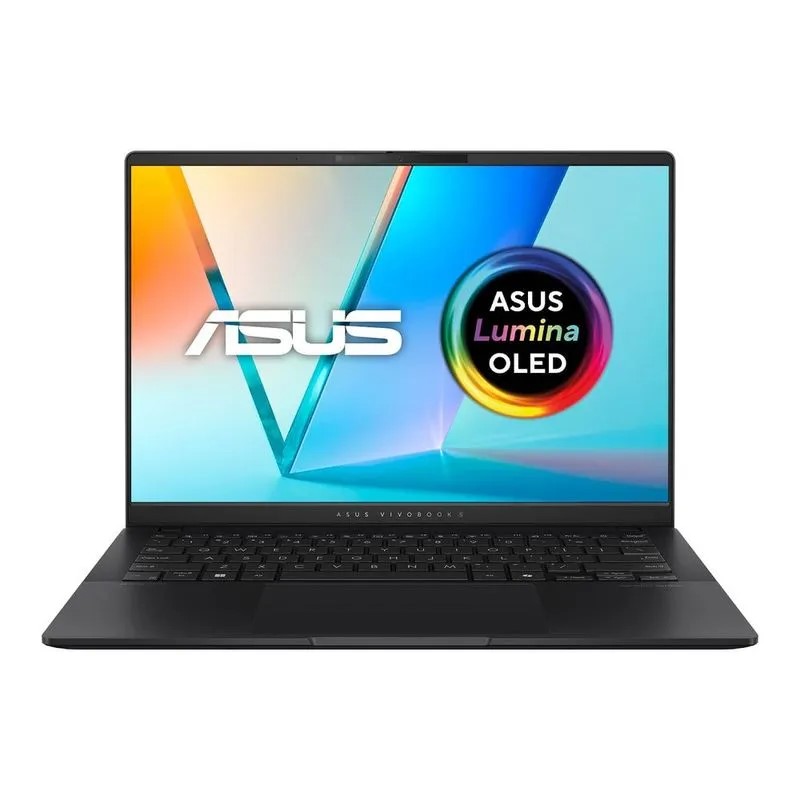 Portátil ASUS Vivobook S 14 OLED / M5406WA-QD075W/ AMD Ryzen™ AI 9 365 Processor 2.0GHz (34MB Cache, up to 5.0GHz, 10 cores, 20 Threads); AMD Ryzen™ AI 73 TOPs / AMD Radeon™ Graphics/ 32GB LPDDR5X on board/ 1TB M.2 NVMe™ PCIe® 4.0 SSD/ 14.0-inch / WUXGA (1920 x 1200) OLED 16:10 aspect ratio