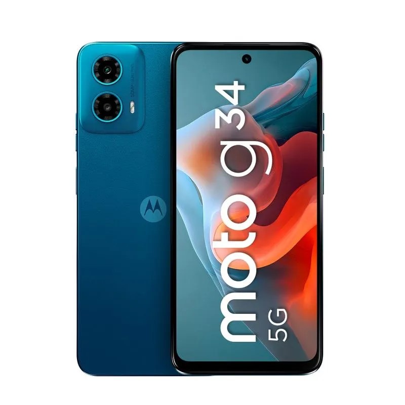 Celular Motorola G34 RAM 8GB ROM 256GB 5G Verde Oceano