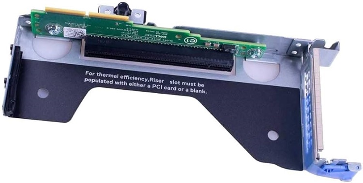 Accesorio 2° Procesador - Riser 2C, 1x16 Low Profile slot, R45/6XS, CUS Kit