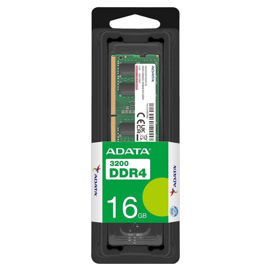 MEMORIA ADATA  RAM PORTATIL DDR4 16GB BUS 3200