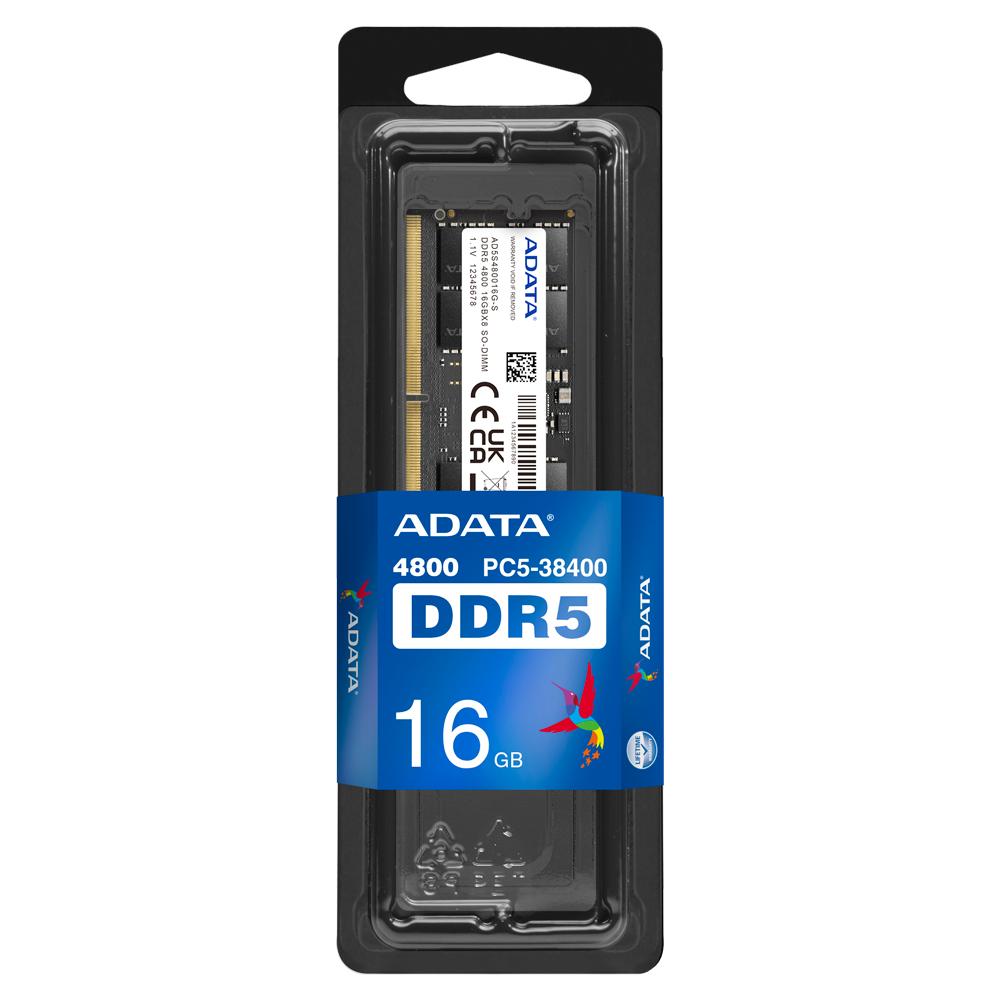 MEMORIA ADATA  RAM PORTATIL DDR5 16GB BUS 4800