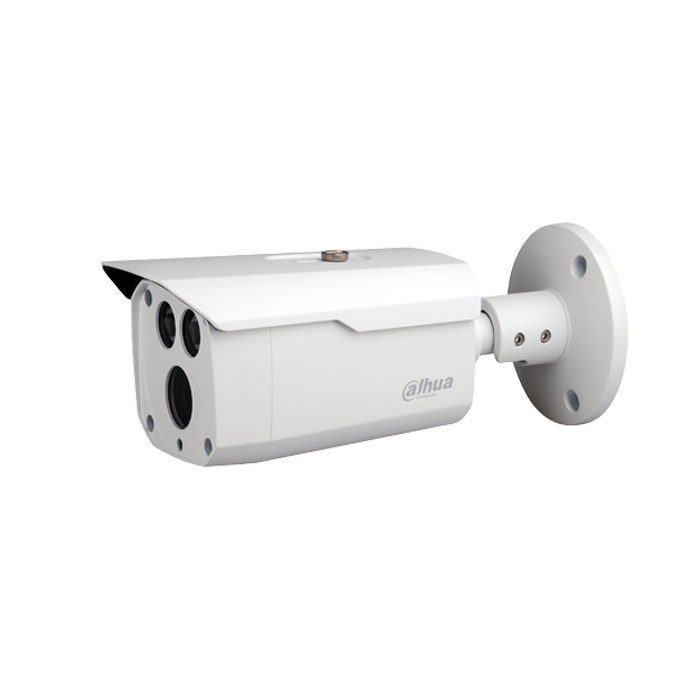 Camara Dahua Bullet, 2MP, Lente fijo de 3.6mm, 4en1 (CVI/TVI/AHD/CVBS), IR 80m, IP67, 12VDC.