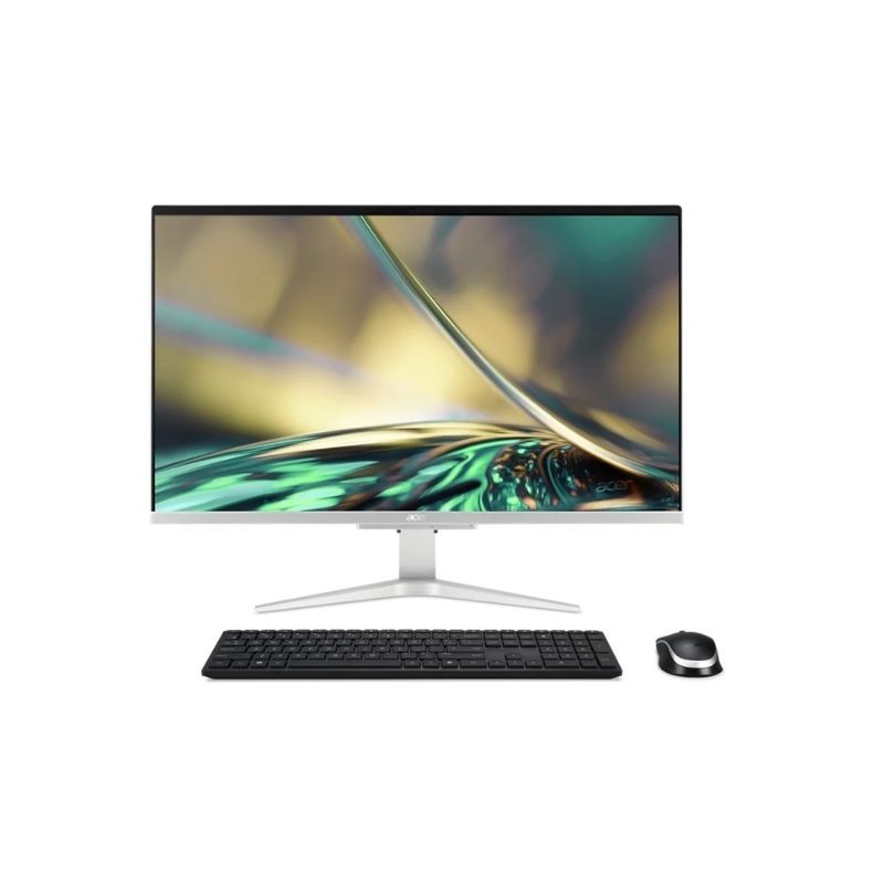 Acer Aspire C24-1100-CORE585E AIO AMD R5 5500U  23,8 8GB/512SSD (2.1 GHz, up to 4.0 GHz max boost)  HDMI port(s): 1 (out)  LAN port(s): 1  USB 3.2 Gen2 Type A port(s): 4/ Linux (ESHELL) Color Silver