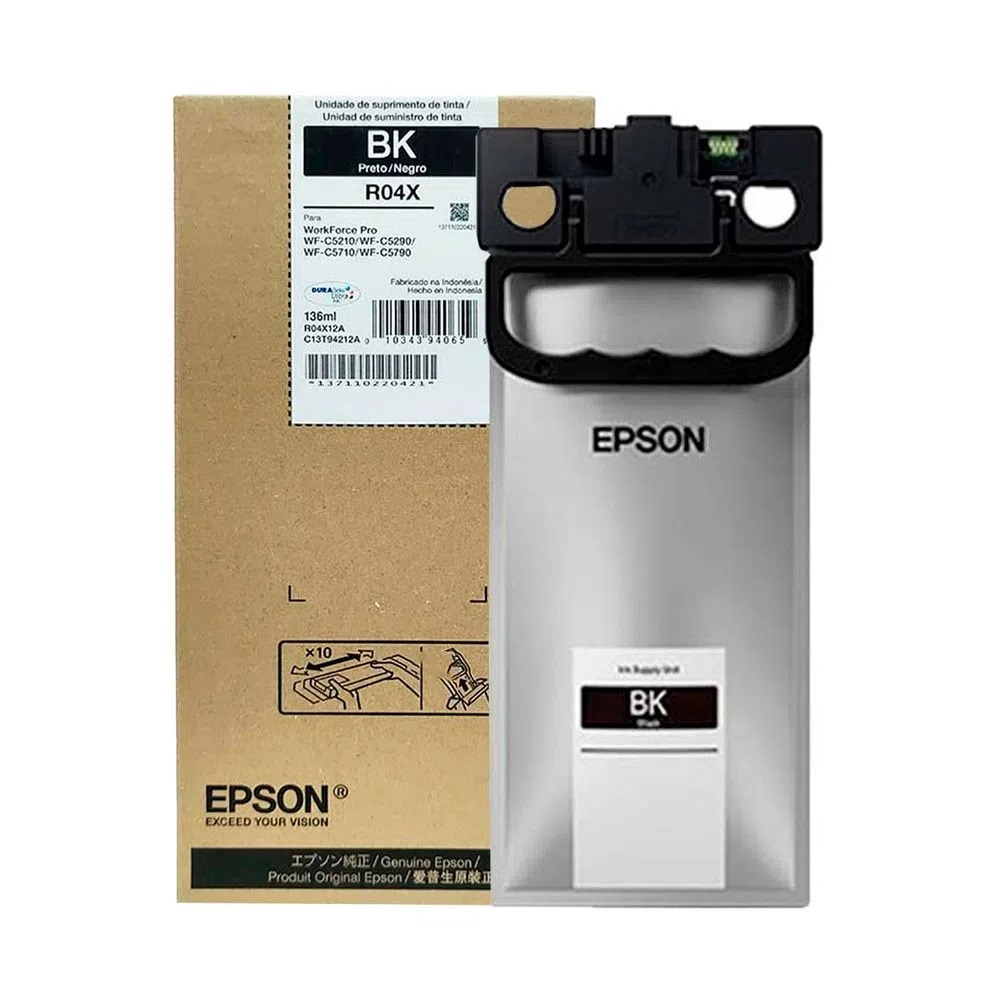 Bolsa Epson T942120-AL - Black  High Capacity  WF-C5290/WF-C5790 Rendimiento (ISO) (10.000 páginas)
