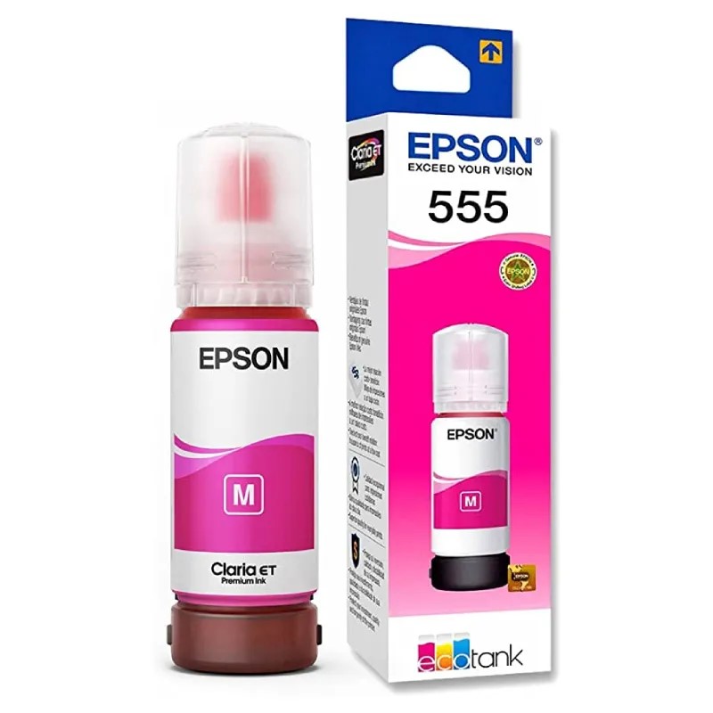 Botella Epson T555320-AL  Magenta, 70 ml L8180 (6.200 paginas)