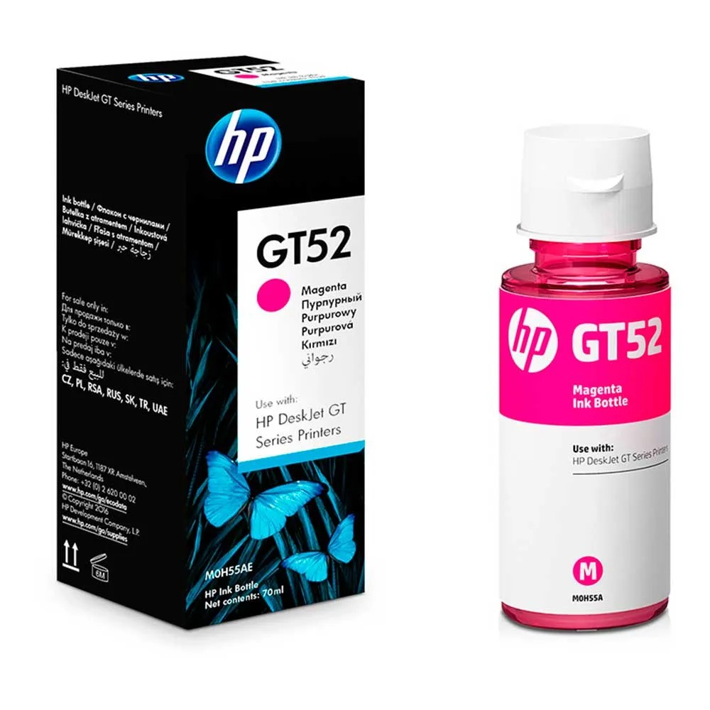 CARTUCHO HP MAGENTA GT52 BOTTLE  DESKJET GT 5810 , 8.000 Pag.