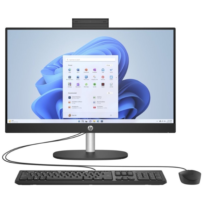HP AIO  Ryzen 3   24-cr0004la 7320U / 8GB / 512GB / FreeDOS / Black Mao Kong 24