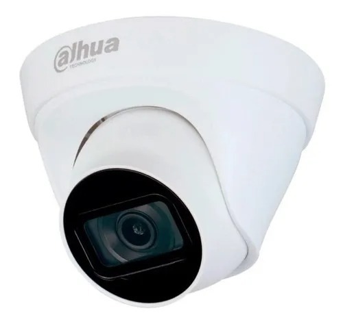 Camara Dahua Domo IP, 4MP, Lente Fijo 2,8mm, Alertas por: Detección de movimiento, manipulación de video, desconexión de red, conflicto de IP, acceso ilegal, 12V DC/PoE, IP67