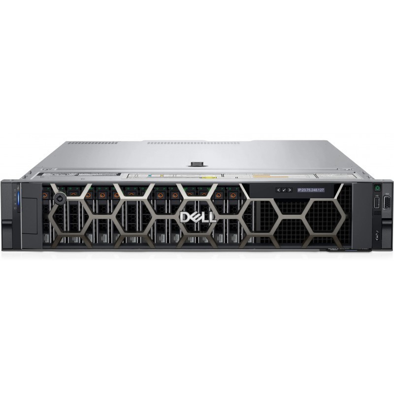 Dell PowerEdge R550 - Rack Server/Intel® Xeon® Silver 4310 2.1G, 12C /32GB /480GB SSD /3.5-8 /PERC H755/iDRAC9 Express/ Intel X710-T2L/ 3 PS