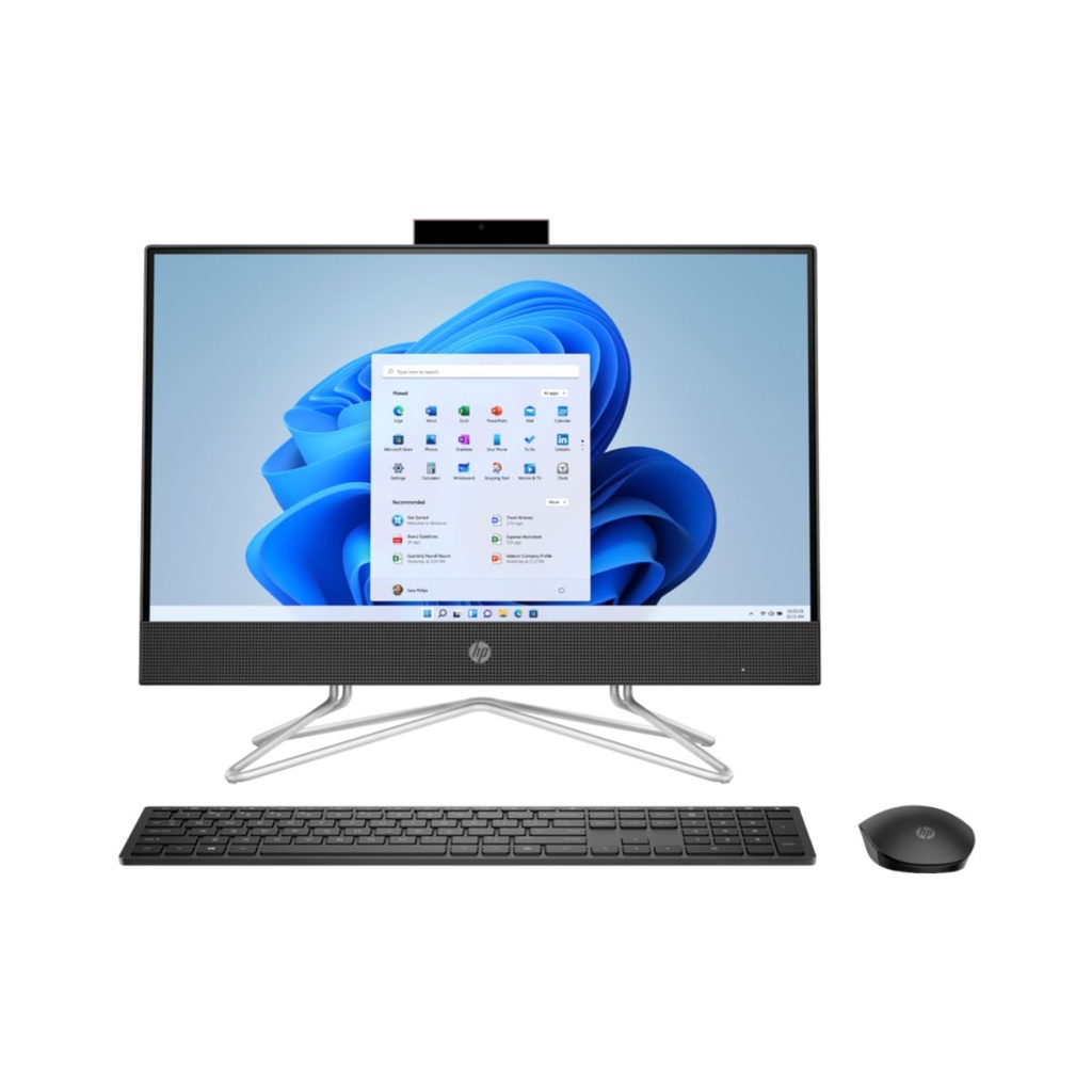 Todo en Uno  HP 22-dd0543la, AMD Ryzen 3, 8 GB, 256 GB SSD, 21.5, FHD, Windows 11 Home Single Language