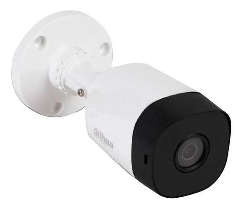 Camara Dahua Bullet, 2MP, Lente fijo 2.8mm, 4en1 (CVI/TVI/AHD/CVBS), Plastica, DWDR, Smart IR20m,  con mic IP67, 12VDC.