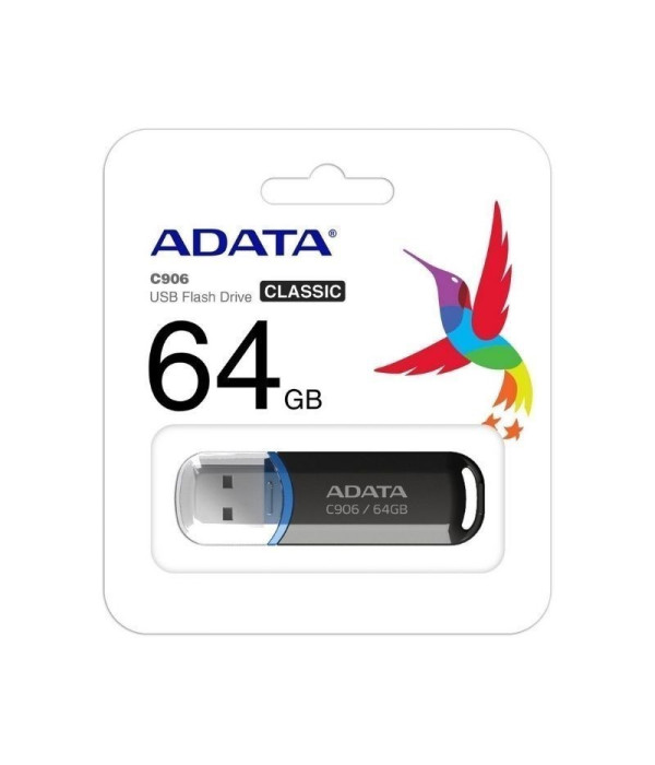 Memoria Usb Adata AC906 2.0 64gb  Negra