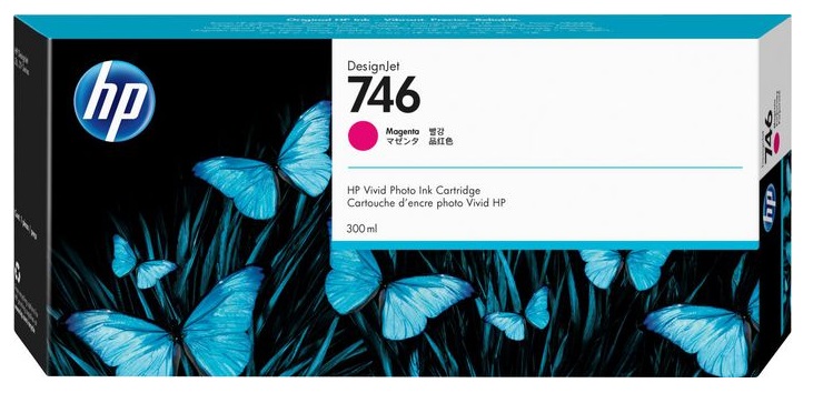 Cartucho de tinta magenta DesignJet HP 746 de 300 ml