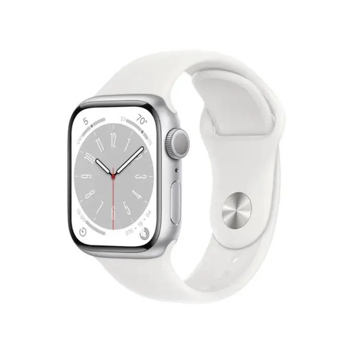 [MP6K3BE/A] Apple Watch Series 8 (GPS) - Caja de aluminio en plata de 41 mm
