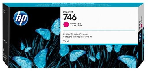 [P2V78A] Cartucho de tinta magenta DesignJet HP 746 de 300 ml