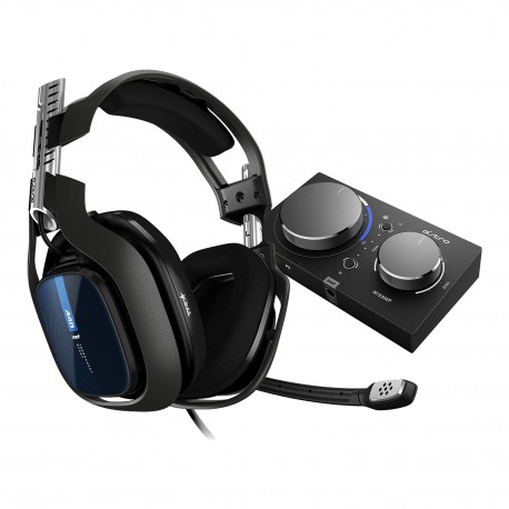 [939-001658] DIADEMA ASTRO A40 TR+MIXAMP Gaming Alámbrica Plug3.5mm/USB Compatible Xbox One/PC Micrófono Cancela ruido Aislamiento de Ruido Garantía 1Año-NEGRA-SILVER