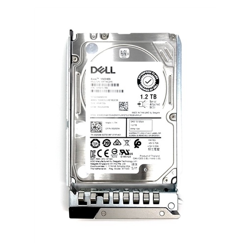 [400-ATJL] Disco Dell 2.5 - 1.2TB 10K RPM SAS 12Gbps 512n 2.5in Hot-plug