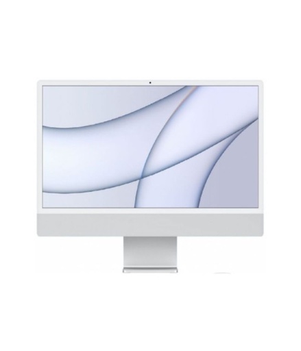 [MGPD3E/A] iMac con pantalla Retina 4,5K de 24 pulgadas: Chip M1 de Apple con CPU de ocho núcleos y GPU de ocho núcleos, 8GB RAM - 512 GB - Plata