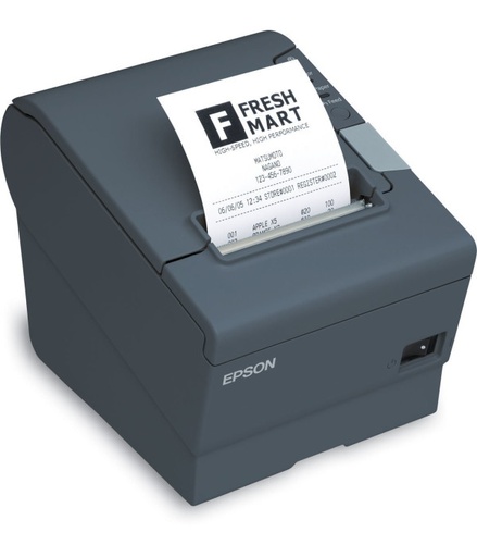[C31CA85084] Impresora Epson Térmica de Recibos TM-T88V-084, 80mm/58mm, Puerto USB + Serial, Incluye Fuente. Negra.