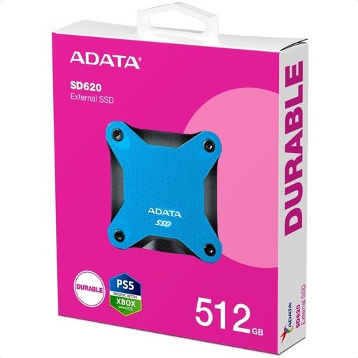 [SD620-512GCBL] SSD EXTERNO ADATA ANTIGOLPES SD620 512GB AZUL