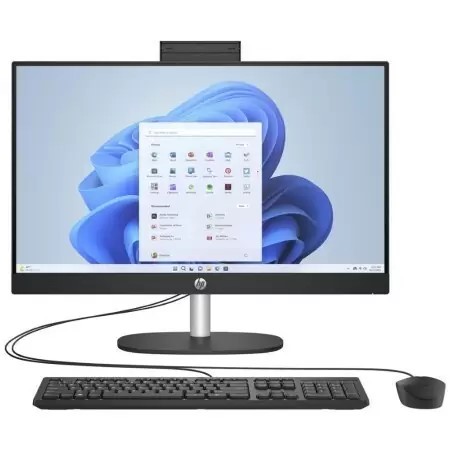 [7Z2V8LA#ABM] HP AIO  24-cr0007la  RYZEN 5 7520U (MENDOCINO)/8GB LPDDR5 5500 (onboard)/512GB/Non-Touch/23.8 FHD Antiglare IPS/UMA/Jet Black - FHD IR Camera - Premium/FREEDOS