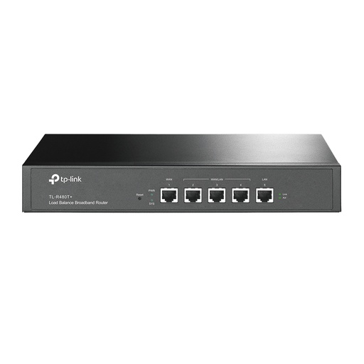 [TL-R480T+] Router TP-LINK Balance de carga banda ancha  Hasta 4 puertos WAN equipados con balanceador de carga