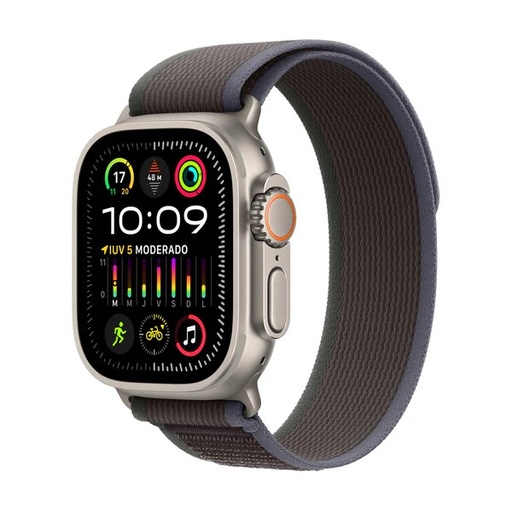 [MRF53BE/A] Apple Watch Ultra 2 (GPS + Cellular) - Caja de titanio de 49 mm - Correa Loop Trail azul/negra - Talla S/M