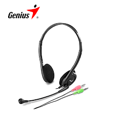 [31710151100] Audifono Diadema Genius HS-200C 2 Plug 3.5mm Negro
