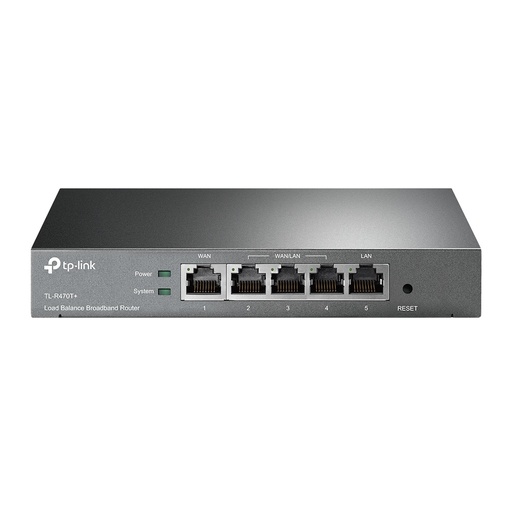 [TL-R470T+] Router TP-LINK Balance de carga Hasta 4 puertos WAN equipados con balanceador de carga avanzado para