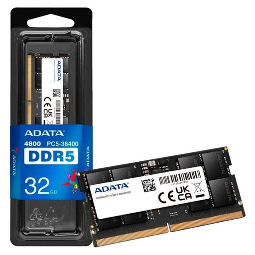 [AD5S480032G-S] MEMORIA ADATA  RAM PORTATIL DDR5 32GB BUS 4800