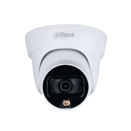 [DH-HAC-HDW1239TN-A-LED-3.6MM] Camara Dahua Domo, 2MP, Full Color, Lente Fijo 3,6mm, IR20M, Audio incorporado, 4en1 (CVI/TVI/AHD/CVBS), Semimetalica, DWDR, StarLight, IP67, 12VDC