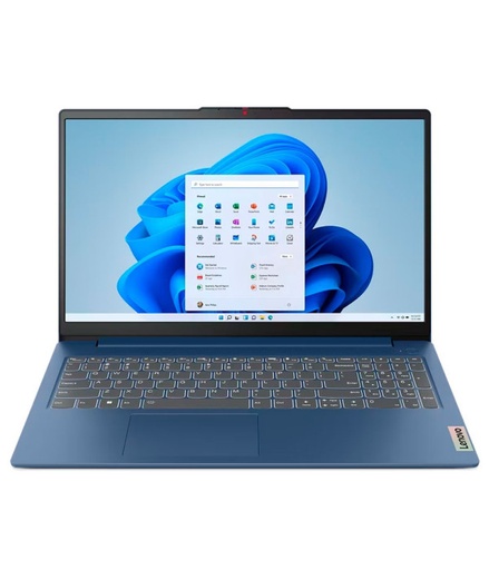 [82XQ0063LM] Portátil Lenovo Slim 3 15AMN8 AMD Ryzen 5 7500U 15.6 Pulgadas FHD Memoria 8GB Estado Solido 512GB Windows 11 Color Azul Frost