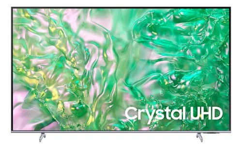 [UN85DU8000KXZL] Televisor Samsung FLAT LED Smart TV 85 pulgadas Crystal UHD 4K  /3,840 x 2,160 / DVB-T2 / HDR /LAN/ WIFI 5/ Control remoto Solar / Soporte ajustable / Bluetooth 5.2 / Google Meet / Multi view/ AirPlay 2 / Bixby desde el control /modo ambiente/ Modo Juego/ HDMI x 4/ USB x2-A /abre y edita archivos de Office/ control de voz/Garantía 1 año, Ficha técn