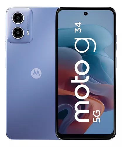 [PB0G0031CO_M] Celular Motorola G34 RAM 8GB ROM 256GB 5G Azul Artico