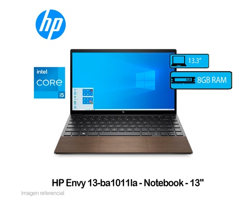 [2H6T0LA#ABM] Portatil Hp Envy 13-ba1011la Corei5-1135G7 | 8 GB  | 256 GB SSD  | 13.3  FHD  |  Windows 11 Home