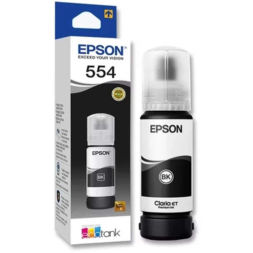 [C13T06X12A] Botella Epson T554120-AL Negro Pigmento, 70 ml L8180 (6.700 paginas)