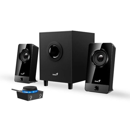 [31730041401] Parlante Genius SW-2.1 300X Con Subwooferr color negro