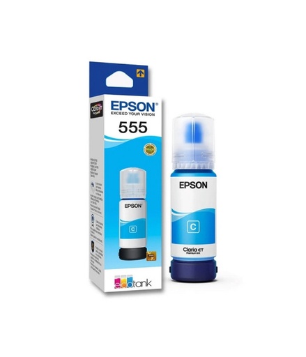 [C13T06Y22A] Botella Epson T555220-AL Cyan, 70 ml L8180 (6.200 paginas)