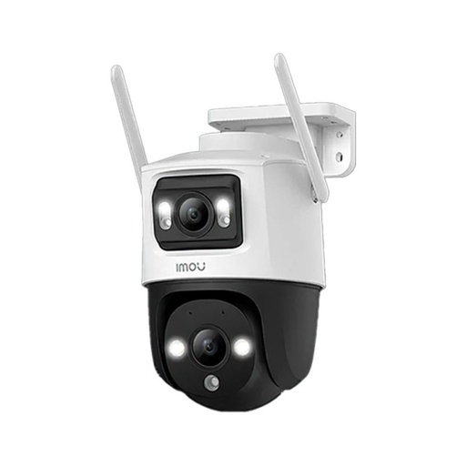 [IPC-S7XN-10M0WED-3.6MM]  CAMARA CRUISER DUAL WIFI IP/PT 10MP (5MP LENTE FIJO/5MP LENTE PT) SMART COLOR/TRACK, COMPRESION 265/H.264, IP66, MicroSD hasta 256GB, Audio 2 vias, 2.4GHz Wi-Fi6 Connection