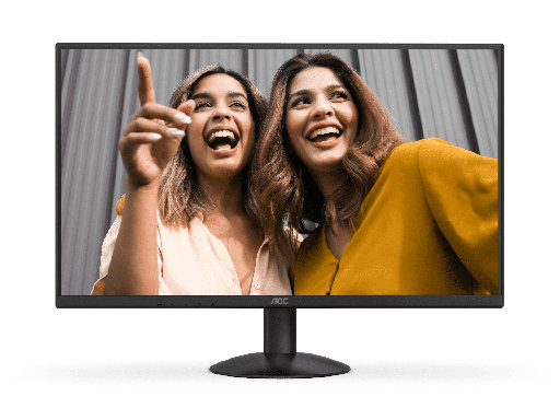 [27B30H] Monitor AOC LCD Profesional plano 27 IPS Full HD (1920 X 1080) / 100Hz / 4 ms / VGA / HDMI /Base Fija / Kensington Lock / Adaptive Sync.