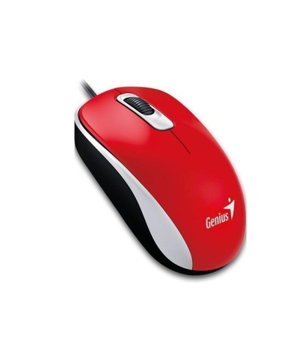 [31010105104] Mouse GENIUS alámbrico USB DX-120 (red),