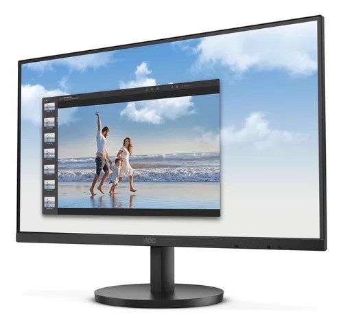 [22B3HM] Monitor AOC LED Profesional plano 21.5 VA Full HD (1920 X 1080) / 75Hz / 4 ms / VGA / HDMI /Base Fija / Kensington Lock / Adaptive Sync.
