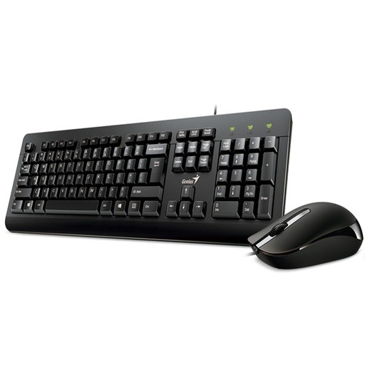 [31330001414] Combo  teclado + mouse Alambrico Genius KM-160 Negro