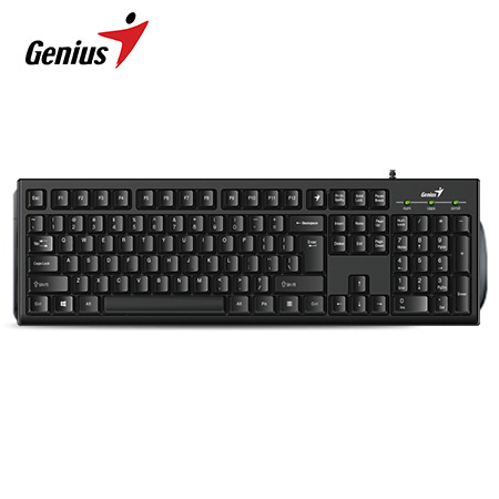 [31300005401] Teclado Genius Smart KB-100 USB Negro Resistente a Liquidos
