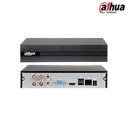 [DH-XVR1B04-I] Grabador Dahua XVR, 4 Canales, Inteligencia Artificial, Penta-brid (CVBS/HDCVI/AHD/TVI/IP), H264+/H265+, Audio in/out. Hasta 6TB (Disco Duro No incluido)